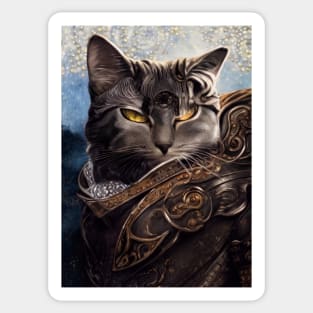 Armored knight cat: Prrince Sticker